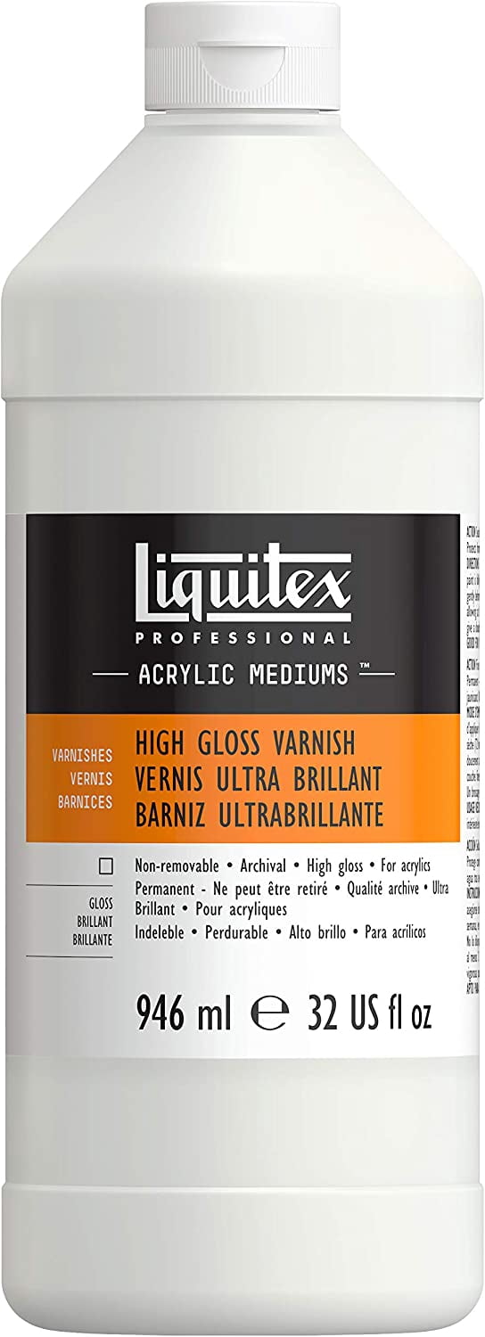 Liquitex Professional High Gloss Varnish, 32 oz (946 mL) Bottle