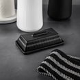 thumbnail image 4 of Thyme & Table Ribbed Ceramic Butter Dish, Ceramic Butter Dish with Lid, Elegant Kitchen Table Accessory, 4 of 6