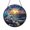 Acrylic 3.5 Inch, variant on Rustic Marine Penguin Suncatcher Acrylic Round Panel Present Decor