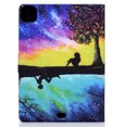 thumbnail image 6 of Allytechgroup Flip Cover Case for Apple iPad Pro 11 M4 2024, Kickstand Stylish Pattern Shockproof Auto Sleep Wake Protective Case for Girls Women, Dusk, 6 of 7