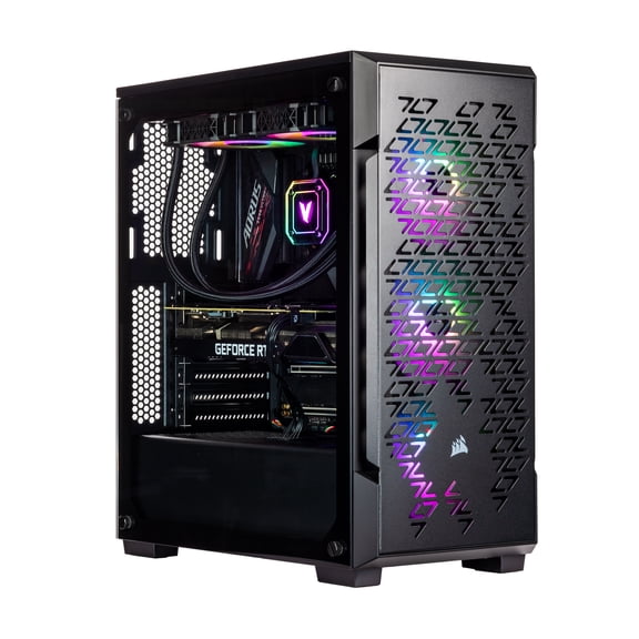 Velztorm Ferrux II Custom Built Gaming Desktop PC (Intel i9-11900K 8-Core, GeForce RTX 3050, 16GB RAM, 2TB PCIe SSD, Wifi, USB 3.2, Bluetooth, Display Port, Win 10 Pro)