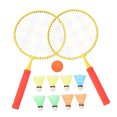 thumbnail image 4 of OULII 1 Set Kids Toy Badminton Rackets Nbr for Hand Eye Coordination and Reaction Cultivation, 4 of 8