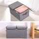 thumbnail image 4 of Ofertas Relámpago, Caja de almacenamiento Caja de almacenamiento plegable de tela con doble tapa y efecto de sellado que permite clasificar y almacenar bien la ropa Desmontable Akmoler, 4 of 9