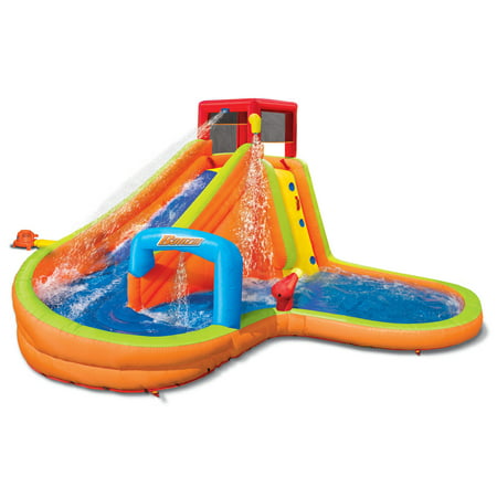 Banzai Lazy River Inflatable Outdoor Adventure Water Park Slide and Splash (Best Lazy River Water Park)