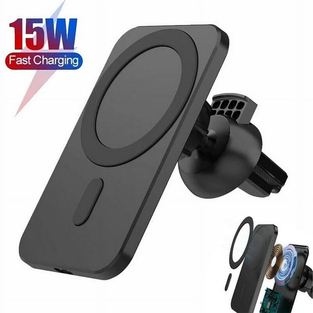Supershield 15W MagSafe Magnetic Car Mount Holder Wireless Fast Charging Car Charger