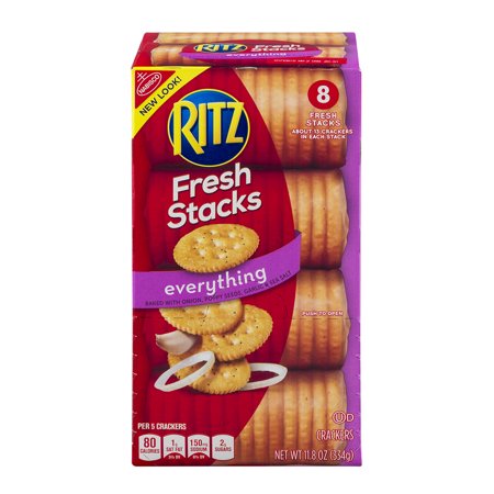 Nabisco Ritz Everything Crackers Fresh Stacks, 8ct, 11.8oz