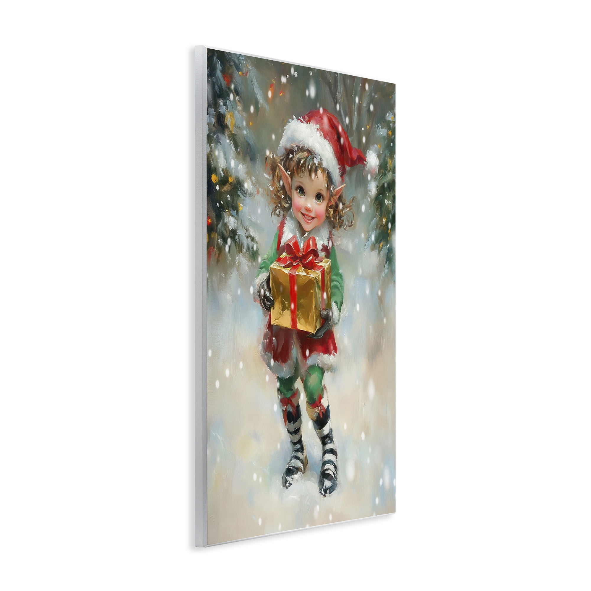Stupell Industries Santa's Little Elf Wall Plaque Art, design by Tina LeCour