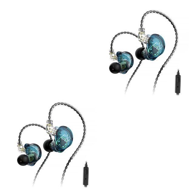 Monstrate Auriculares para teléfonos inteligentes con cable Auriculares intrauditivos Auriculares de alta de 3,5 mm Accesorios para teléfonos No.04 2piezas