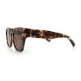 thumbnail image 6 of Womens Classy Thick Temple Plastic Horned Cat Eye Fashion Sunglasses Tortoise - Brown, 6 of 7