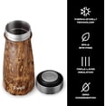 thumbnail image 3 of Botella Térmica de Acero Inoxidable, Modelo Traveler | Mantiene Bebidas Frías y Calientes por Horas | Color Madera, Capacidad 470 mililitros, 3 of 5