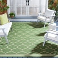 thumbnail image 2 of Safavieh Courtyard Amy Geometric Indoor/Outdoor Area Rug, Green/Beige, 9' x 12', 2 of 11