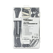 Hyper Tough 180-Piece Cable Management Kit