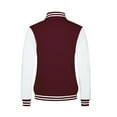 thumbnail image 4 of heyac Men's Varsity Baseball Jacket Casual Letterman Bomber Jacket Windbreaker Lightweight Jacket,,M, 4 of 5
