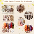 thumbnail image 5 of Hair Bows Organizer for Baby Girls Large Capacity Bow Holder Hair Accessories Wall Hanging Organizer for Toddler Baby Girl Nursery Room Decor, 5 of 5