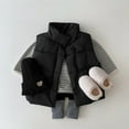 thumbnail image 3 of Winter Coats for Girls Winter Jacket Girls Down Vest for Kids Lightweight Warm Sleeveless High Neck Button Casual Fall Winter Wear, 3 of 9