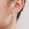 CERSLIMO Set 3 Paia Orecchini Argento 925 Con Zirconia, 13 Colori Pietre Di Nascita, 3/4/5mm - 3