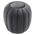 thumbnail image 6 of Modway Celebrate Modern Channel Tufted Performance Velvet Ottoman in Gray, 6 of 7