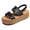 Black/Tan, variant on Women's Water Vista Higher Lightweight Regular Sandal, Black/Tan, Size 8M