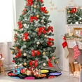thumbnail image 4 of FMSHPON Easter Eggs Xmas Christmas Tree Skirt Stand Mat for Holiday Party Decoration Indoor Outdoor 36 inches, 4 of 6