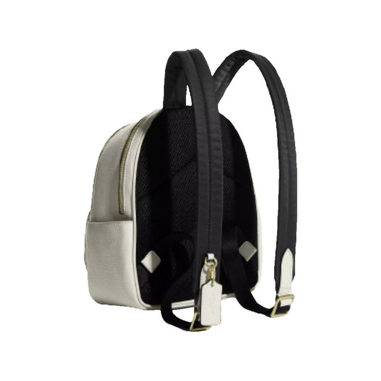 Coach Mini Court Bookbag in IM/Chalk, Refined Pebble Leather with Multiple  Pockets - Walmart.com