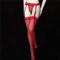 thumbnail image 4 of 2/set de medias de encaje de mujer 1/ calzoncillos para figuras de acción pulgadas accesorio de vestuario Baoblaze Medias de liga de figura de acción, 4 of 8