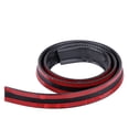 thumbnail image 3 of Carbon Fiber Soft Rubber Car Rear Trunk Spoiler for Universal Car Tail Fins Body Kit, 3 of 7