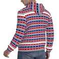thumbnail image 6 of Wukai Fourth Of July Print Men Hoodies Fleece Sweatshirts Long Sleeve Sweaters Pullover Fall Outfits Winter Clothes-3X-Large, 6 of 7