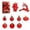 Red, variant on Kbndieu Christmas Tree Ornaments Set, 30PCS Pink Christmas Balls Ornaments Decorations for Xmas Tree, Shatterproof Xmas Hanging Bulbs for Indoor Home Fireplace Mantel Holiday Party Decor