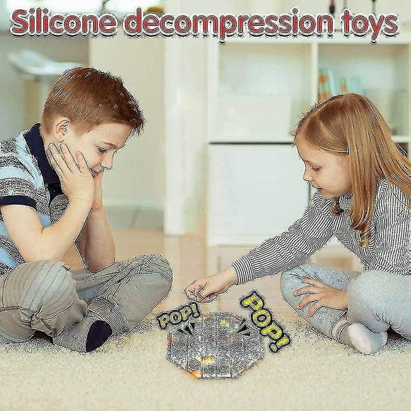 Juguete sensorial Push Pop Bubble de silicona para ejercitar las manos