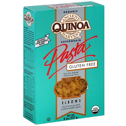Ancient Harvest Quinoa Gluten Free Elbows Pasta, 8 oz (Pack of 12) -  Walmart.com
