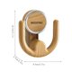 thumbnail image 3 of Suction Cup Wood Grain Slipper Rack Bathroom Dedicated No-Drill Wall-Mounted Shoe Rack Toilet, 3 of 6