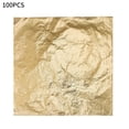 thumbnail image 2 of Vogacara Surtido de papeles dorados para pasteles y comida de boda, 100 piezas, para manualidades, papel de aluminio de cobre, Kit surtido, accesorios Juguetes de construcción Vogacara BFH000086-01, 2 of 6