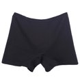 thumbnail image 2 of HKYNLAG Women's Plus Size Boxer Briefs Soft Cotton High Waist Boy Shorts Breathable Full Coverage Underwear for Ladies Black 5XL, 2 of 3