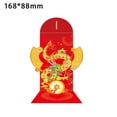 thumbnail image 3 of HILABEE 5 Pieces Chinese Lunar New Year Red Envelopes Hong Bao Cash Envelopes Hongbao Red Packet Bag for Birthday Gift Party Supplies C, 3 of 8