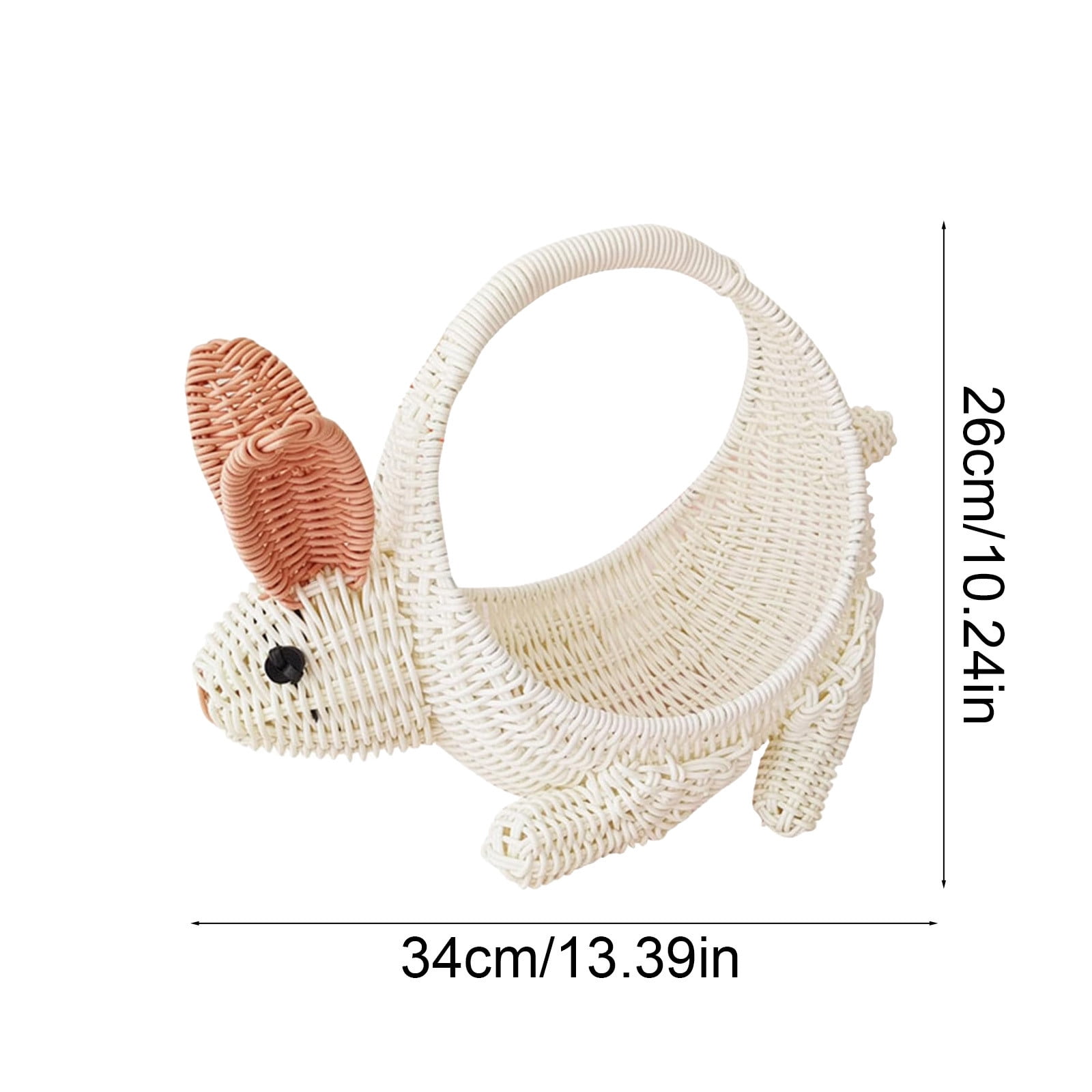 Bunny Clearance! YZEGDCH Large Easter Basket Easter Egg Buckets Easter Decorations for Party Favors, Gift Wrapping, Easter Basket Container