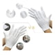 thumbnail image 2 of Para manos secas y eccema, Jewelry Check, paquete de 24 guantes de algodón blancos, guantes de trabajo, guantes hidratantes cosméticos, 2 of 6