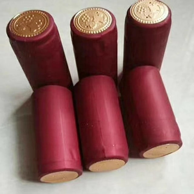 50 Uds. De película retráctil de botella de vino de PVC, tapa termorretráctil sellada, cápsulas de cerveza Likrtyny Para estrenar