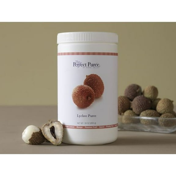 The Perfect Puree Lychee Puree, 30 Ounce -- 6 per case