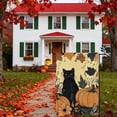 thumbnail image 6 of Thanksgiving Garden Flag, Double Sided Pumpkin Sunflower Black Cat Garden Flag for Fall Outdoor Yard Festive Decoration, 6 of 6