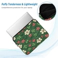 thumbnail image 5 of Wobogo Colorful Clovers Laptop Sleeve 13.4 inch Lightweight Zipper Design Soft Padded Protection Against Scratches and Impacts, 5 of 8