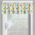 thumbnail image 4 of Ambesonne Birds Valance & Curtain, Colorful Birds and Flowers, 55"x24", Multicolor, 4 of 6