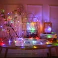 thumbnail image 2 of Pastel Plug in Easter String Lights, 33ft 100 LED Clear Wire Decorative Multicolored Christmas Birthday Wedding Party Lighting Up for Window Bedroom Tree Hanging Decorations (Multi Color), 2 of 17