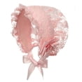 thumbnail image 1 of Bran Baby Baptism Hat Toddler Lace Princess Cap Girl Hood Hat Lovely Nice Princess Child Child Girl Baby Hat Beanie New Lace Flower Pencil, 1 of 5