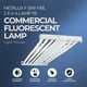 Cooper Lighting HBL432RT2 4 Pieds 4 Lampe T8 Commercial Haute Baie Luminaire Fluorescent – image 2 sur 7