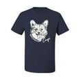 thumbnail image 2 of Cute Corgi Dog Lover Pet Owner Animal Lover Graphic T-Shirt, Navy, X-Large, 2 of 4