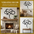 thumbnail image 4 of Infinity Heart Metal Wall Decor,Infinity Heart Wall Decor for Room Living,Wedding Decor, 4 of 5