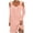Pink, variant on IROINNID Long Sleeve Dress for Women Mid-Length Fit&Flare Dress V-Neck Cold Shoulder Long Sleeve Button Metal Buckle Solid Dresses,Black