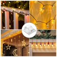thumbnail image 5 of Hooks for Outdoor String Lights Clips 50 Pack Clips Clear Light Hook with 50 Waterproof Adhesive Backing for Lamp, 5 of 6