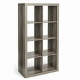 Better Homes & Gardens 8 Cube Storage, Rustic Grey Finish