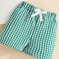 thumbnail image 6 of Trikvn Toddler Boys Casual Summer Shorts Set Golf Embroidery Shirt and Checkered Drawstring Elastic Waist Shorts Outfit Comfortable Lightweight for Outdoor Lounge, 6 of 6